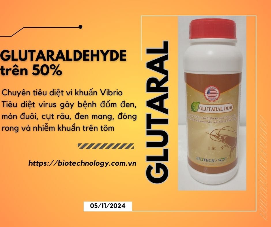 GLUTARAL DOW (CAO CẤP) - Chuyên gia diệt khuẩn số 1, Tiêu diệt Vibrio gây bệnh - Ảnh 2