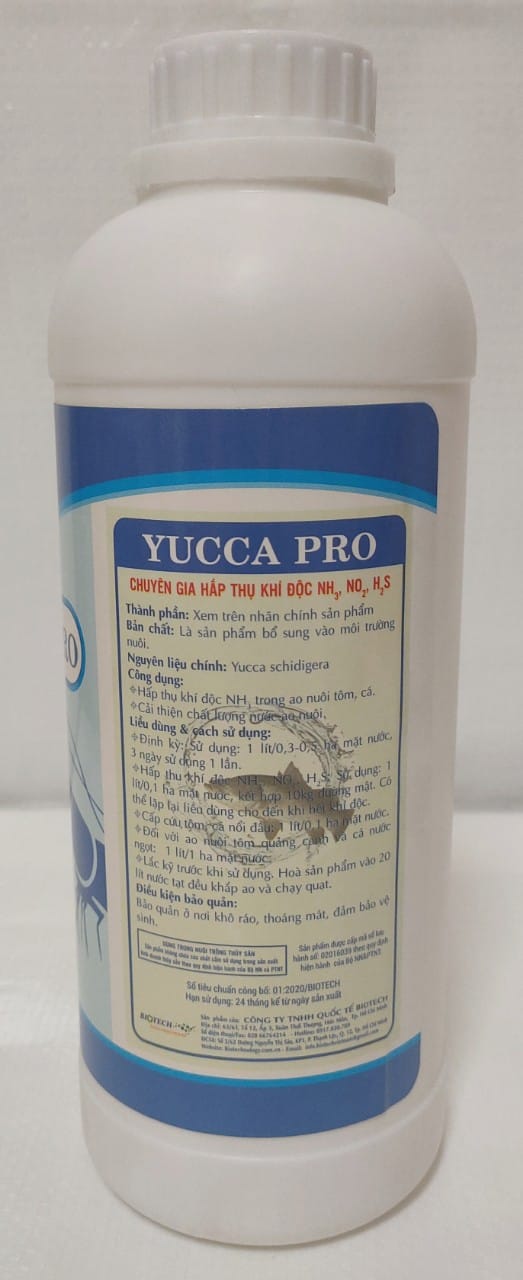 YUCCA PRO - Hấp thụ khí độc NH3, H2S, NO2 ngay tức thì - Ảnh 3