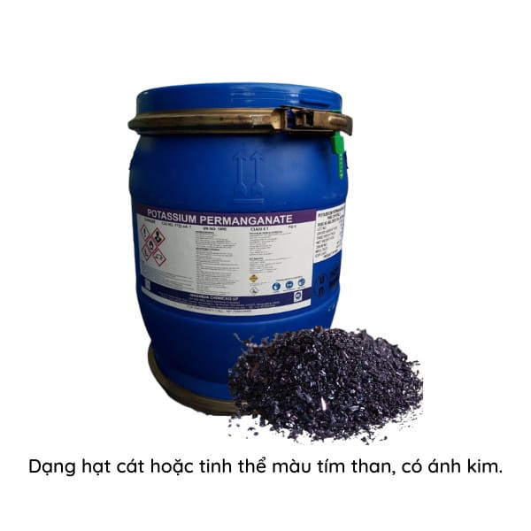THUỐC TÍM (KMnO₄) - Ấn Độ hàm lượng 99% - nhập khẩu nguyên đai nguyên kiện