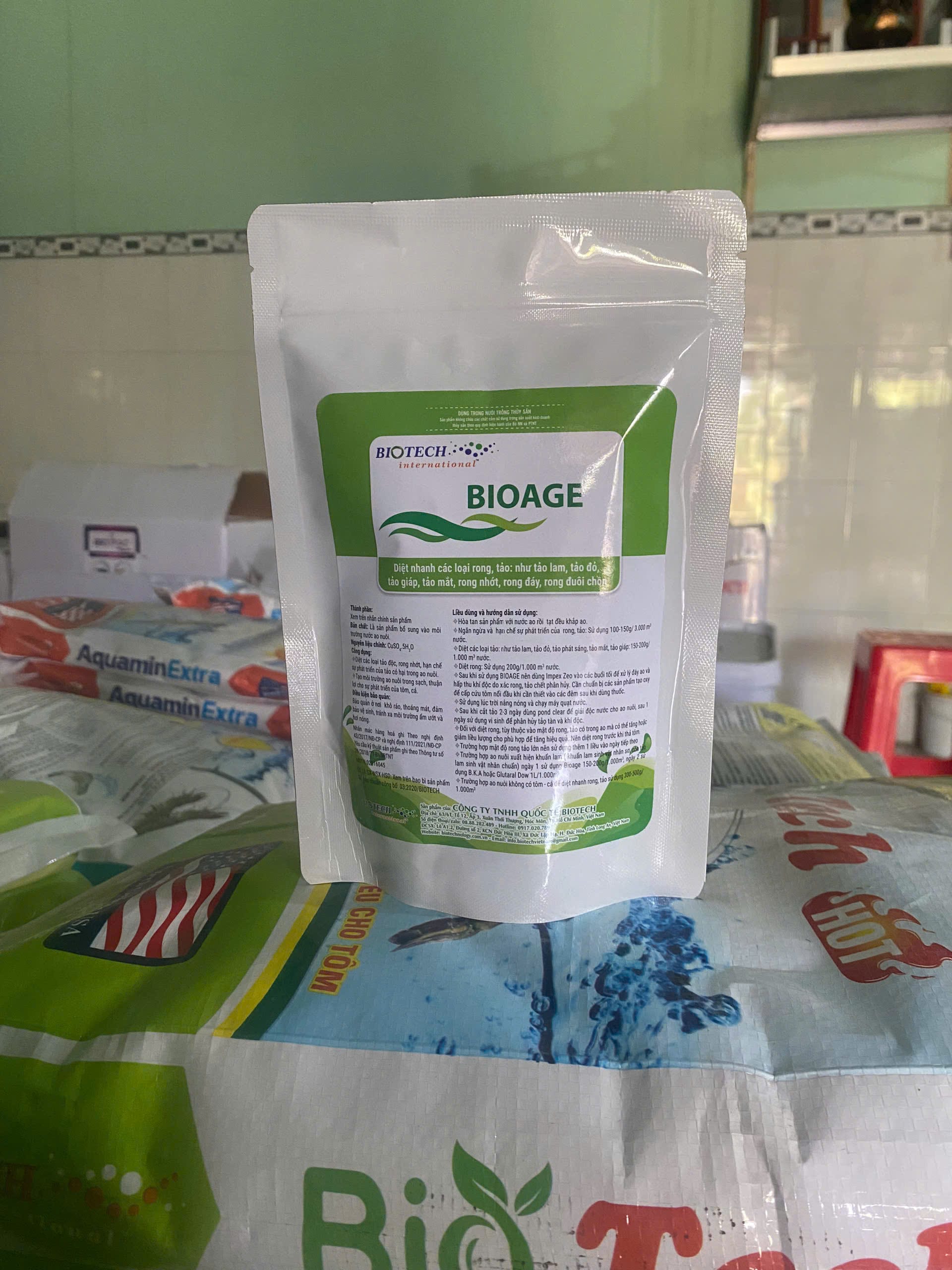 BIO AGE - Diệt nhanh các loại tảo, rong nhớt, rong đuôi chồn - Ảnh 2