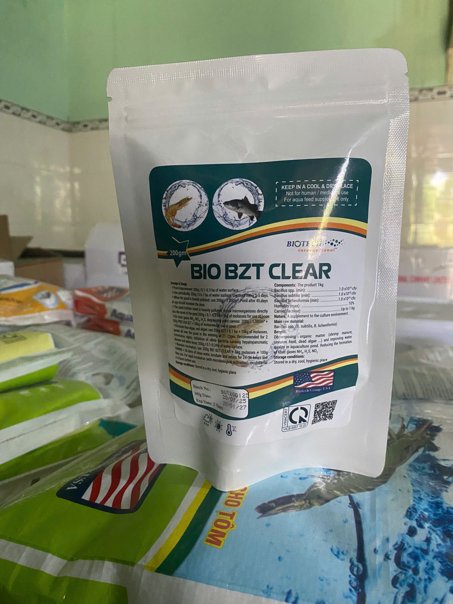 Alternative view of BIO BZT CLEAR VIBRIO - Vi sinh dạng viên cao cấp nhập khẩu từ Mỹ