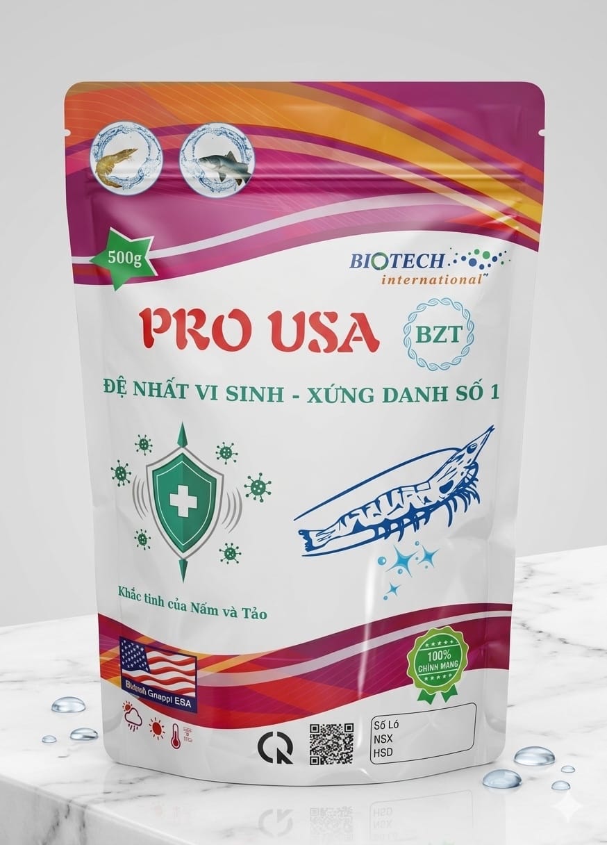 Alternative view of PRO USA BZT - Enzyme đậm đặc cao cấp, chuyên xử lý ao ô nhiễm nặng